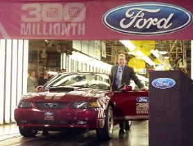 Bill Ford and the 300 Millionth Ford Vehicle - 2004 Musta...
